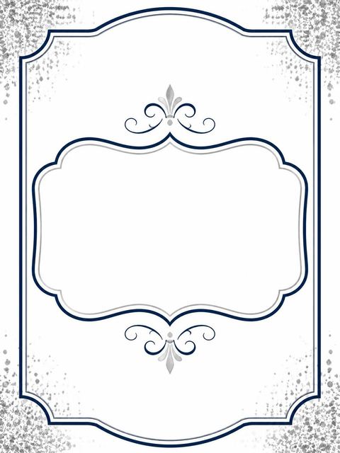 Place card in the Silver Metallic Navy 21st Birthday design