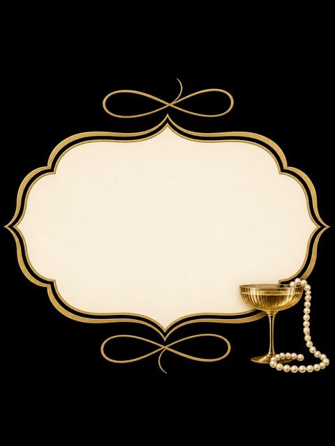 Place card in the Gold Calligraphy Coupe Bridal Shower design