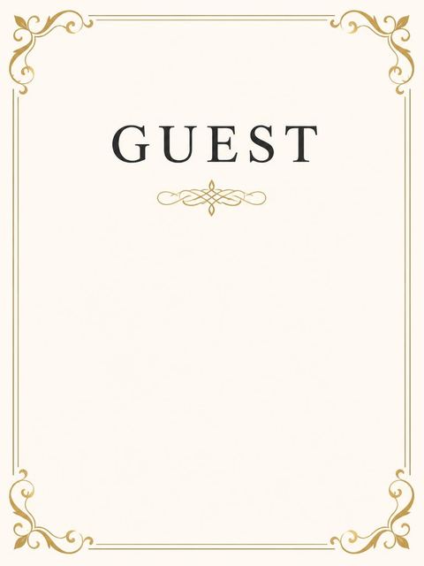 Place card in the Gold Filigree Cream Bridal Shower design