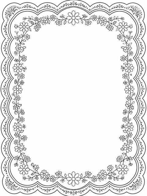 Coloring sheet in the Vintage Blue 5th Birthday Invitation design