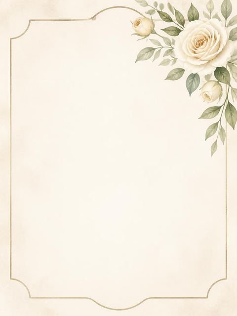Place card in the Watercolor Bride Lace Gown Shower design