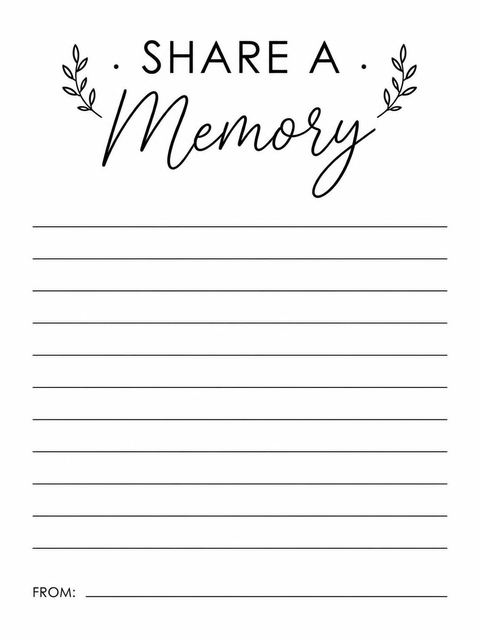 Memory card in the Minimalist Black and White 80th Birthday design