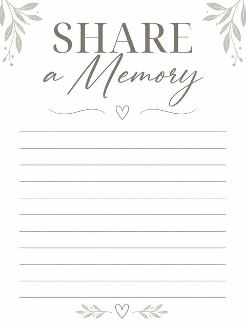 Memory card in the Taupe Brush-Stroke 60th Birthday Invitation design