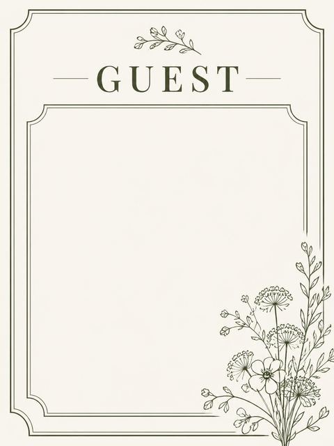Place card in the Ink Botanical Bistro 80th Birthday Invitation design