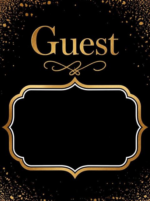 Place card in the Gold Foil Black 40th Birthday design