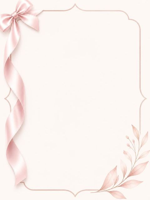 Place card in the Dusty Rose Silk Ribbon Baby Shower design