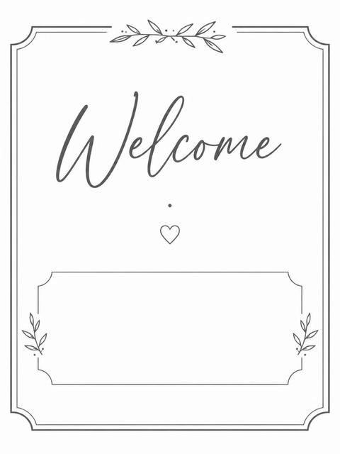 Place card in the Minimalist Black and White Birthday design