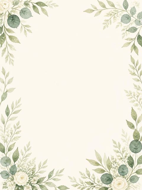 Place card in the Watercolor Botanical Bride Bridal Shower design