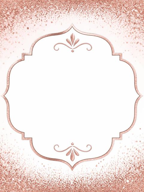 Place card in the Rose Gold Foil 70th Birthday design