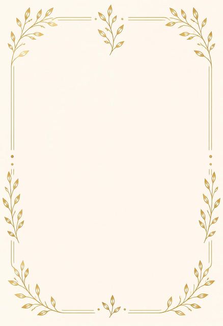 Place card in the Gold Botanical Cream Bridal Shower design