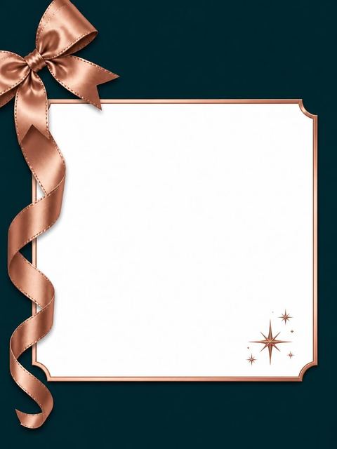 Place card in the Rose Gold Ribbon 30th Birthday design