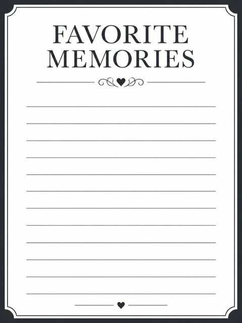 Memory card in the Minimalist Monogram Typography 25th Birthday design