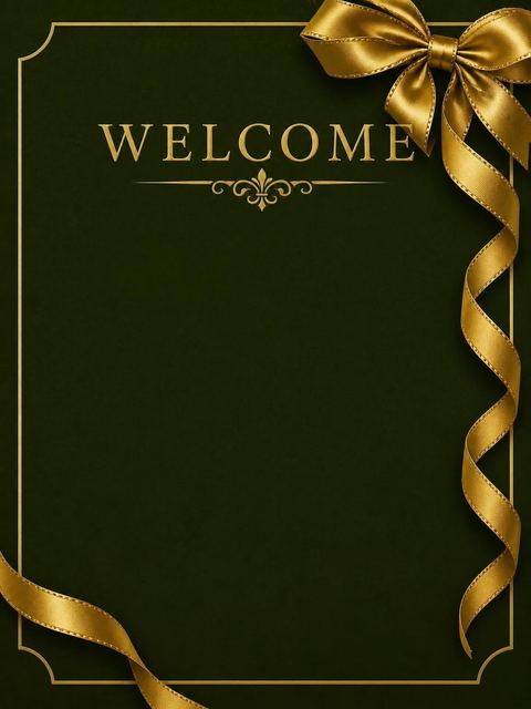 Place card in the Gold Ribbon Forest Green 70th Birthday design