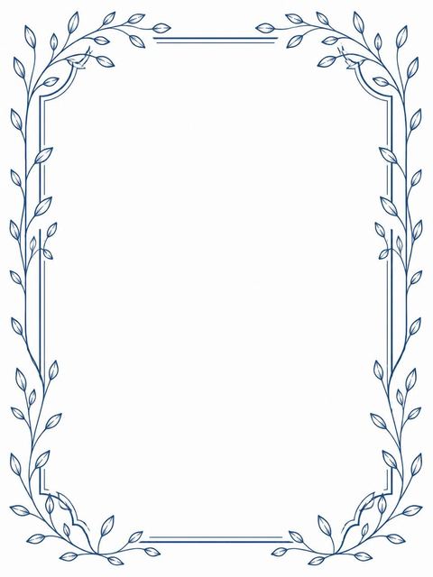 Place card in the Blue Ink Vineyard Bridal Shower design