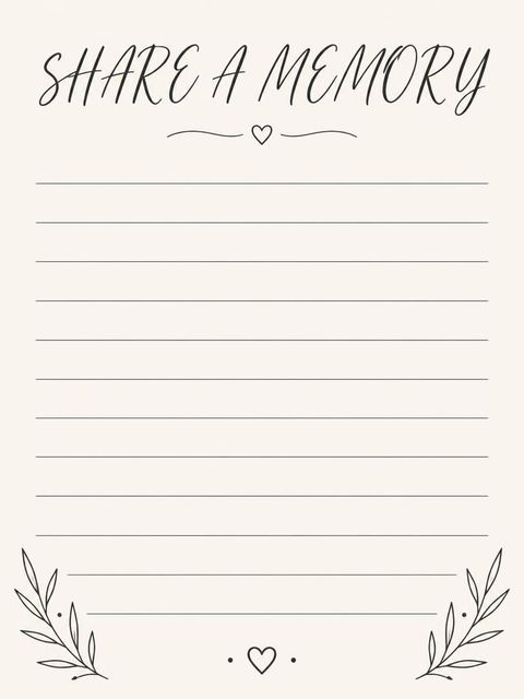 Memory card in the Cream Minimalist Script 90th Birthday design