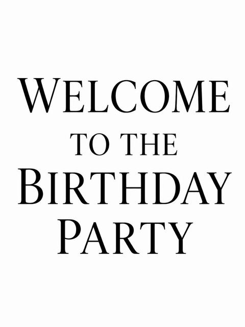 Welcome sign in the Minimalist Black Serif 18th Birthday Invitation design