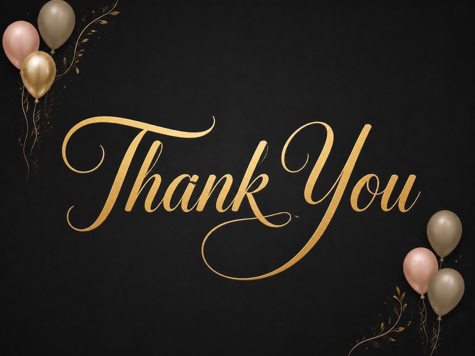 The matching thank-you card for the Charcoal and Blush 46th Birthday Invitation invitation