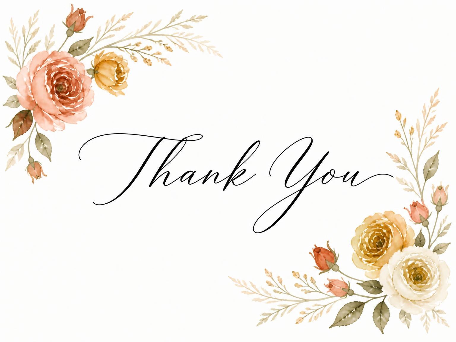 The matching thank-you card for the Terracotta Meadow Grass 25th Birthday Invitation invitation