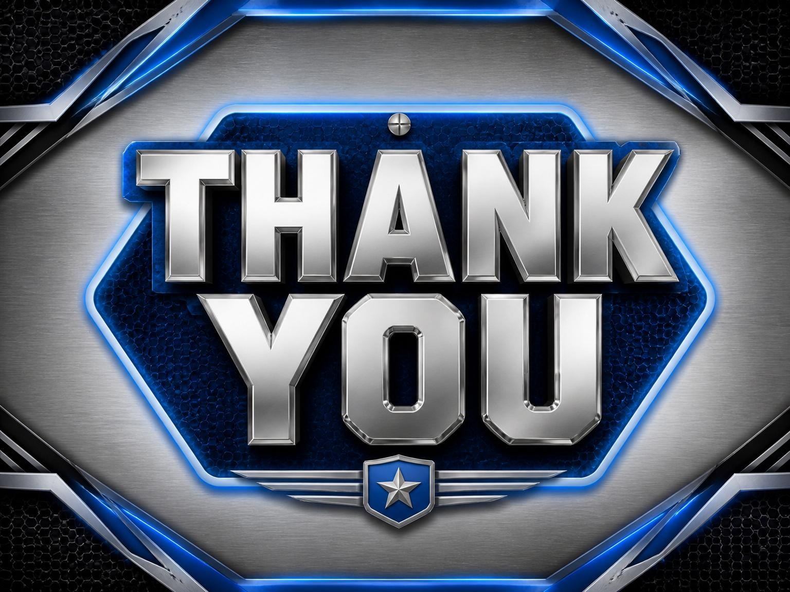 The matching thank-you card for the Chrome Road Sign Sweet 16 invitation