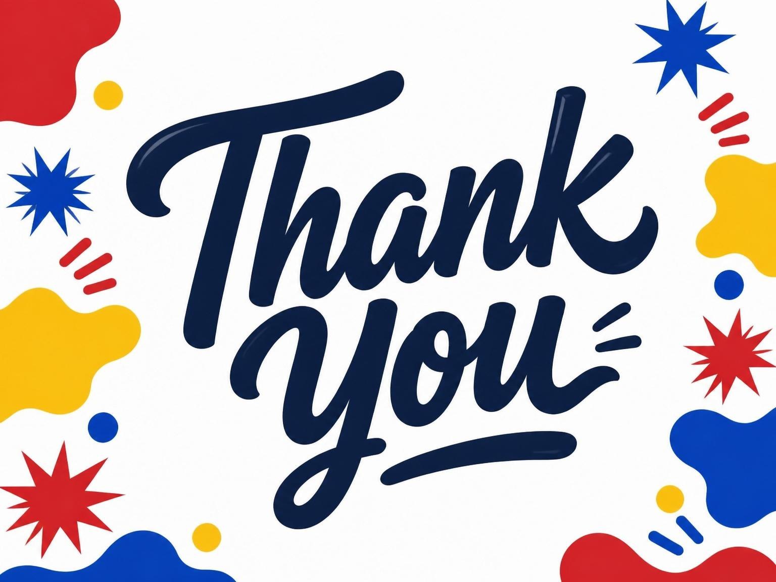 The matching thank-you card for the Primary Memphis Abstract 16th Birthday Invitation invitation
