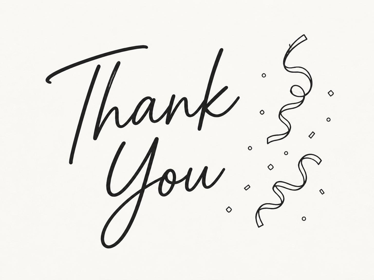 The matching thank-you card for the Minimalist Typography 11th Birthday Invitation invitation