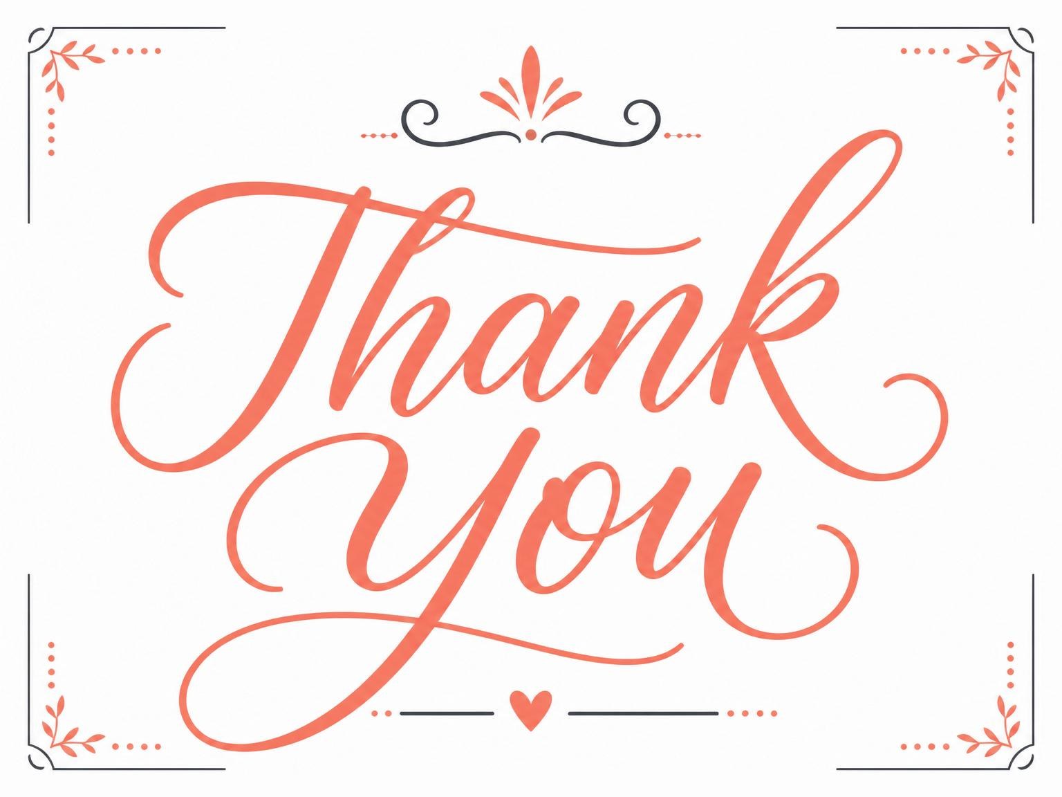 The matching thank-you card for the Coral Charcoal Typographic 18th Birthday invitation