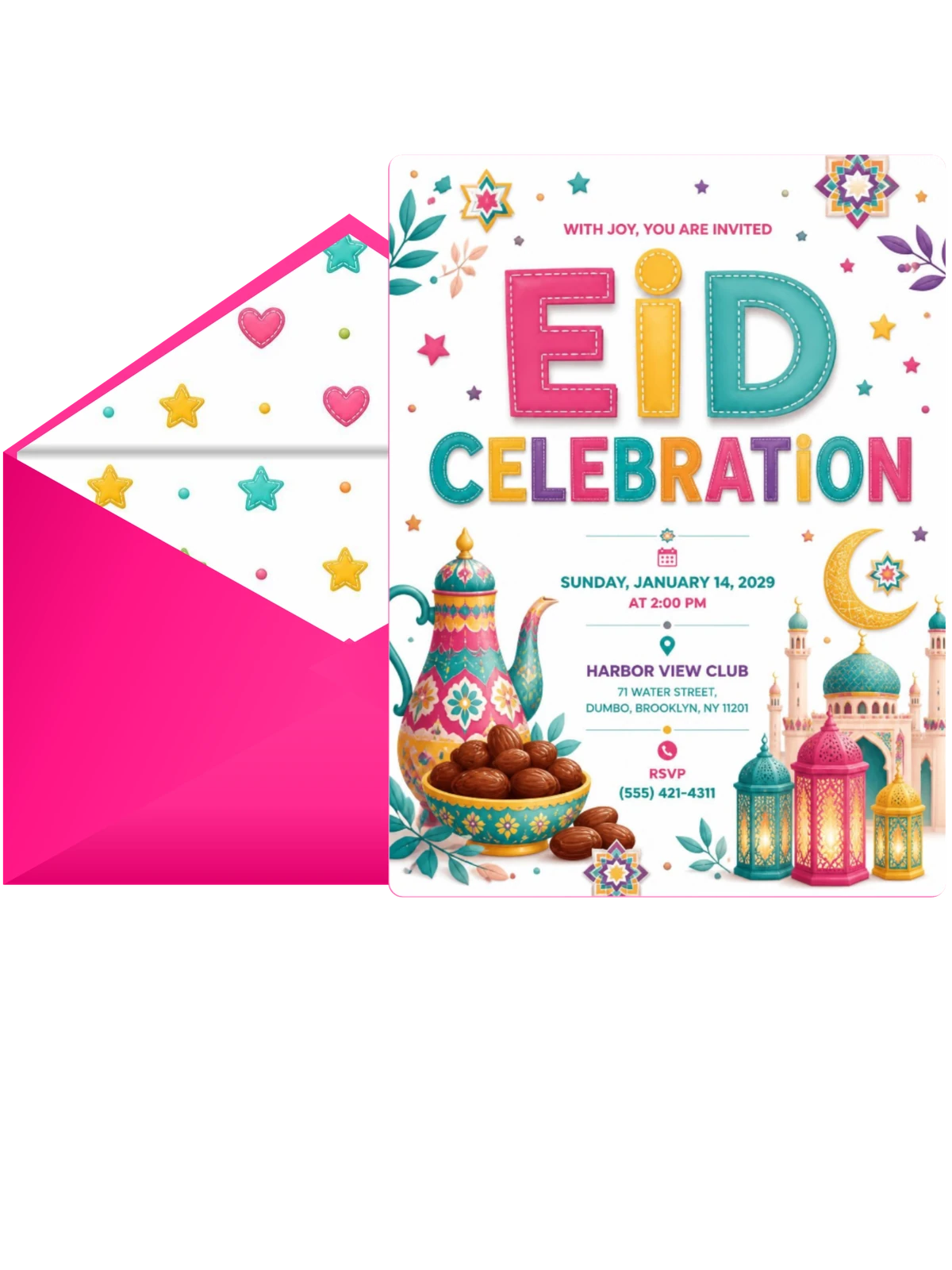 Dallah Coffee Eid Celebration Invitation