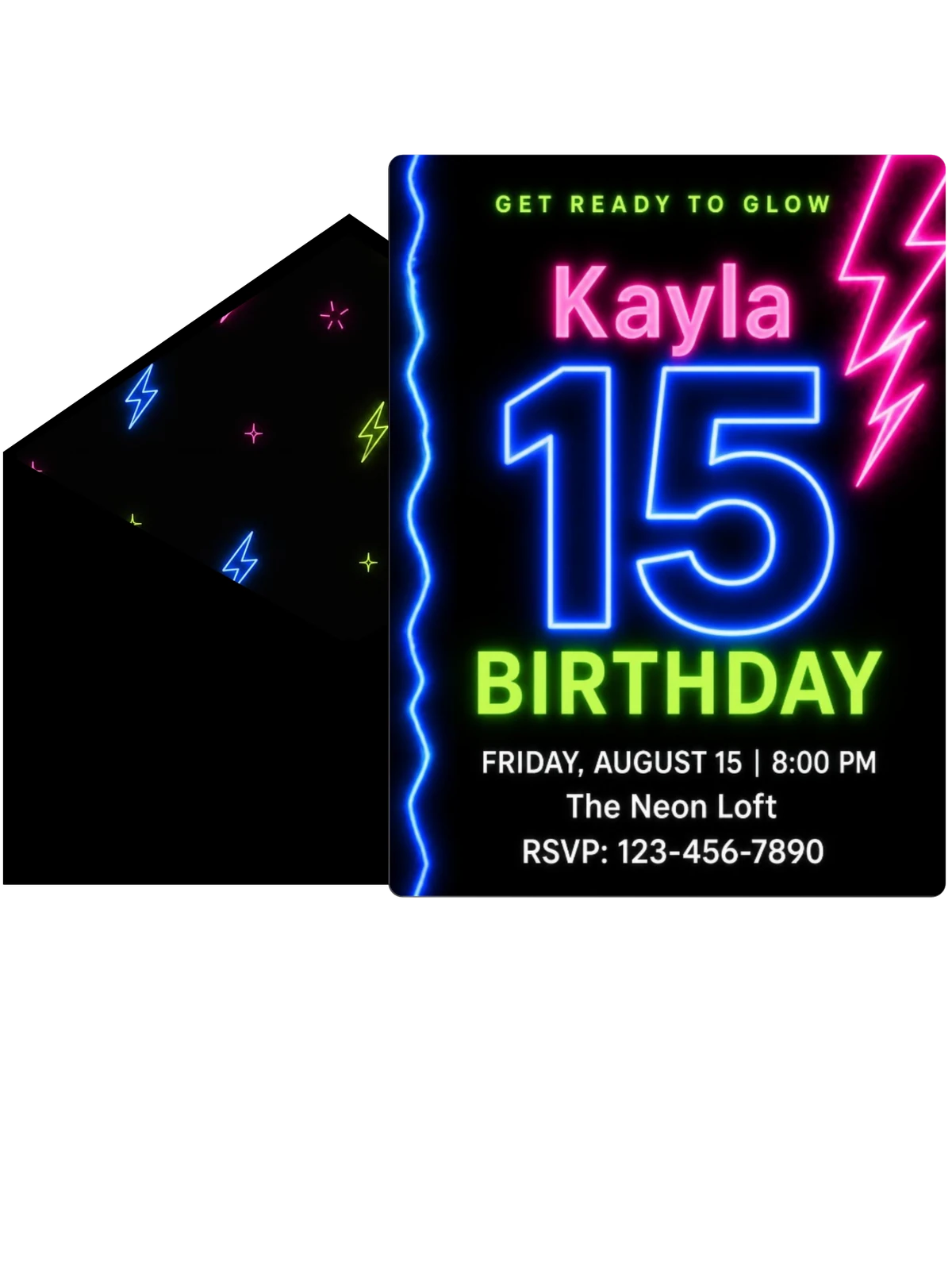 Electric Neon 15th Birthday Party
