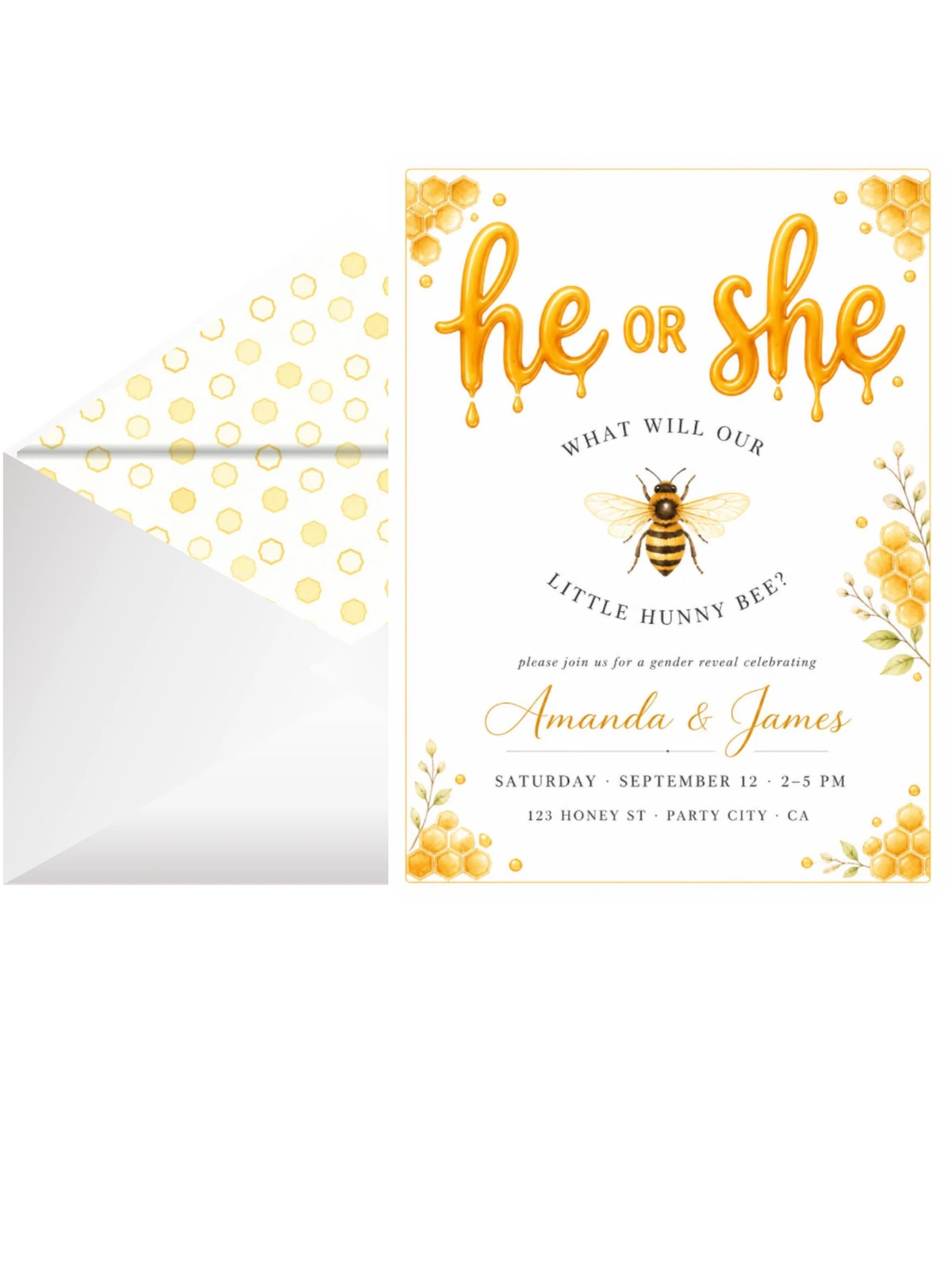 Little Hunny Bee Gender Reveal