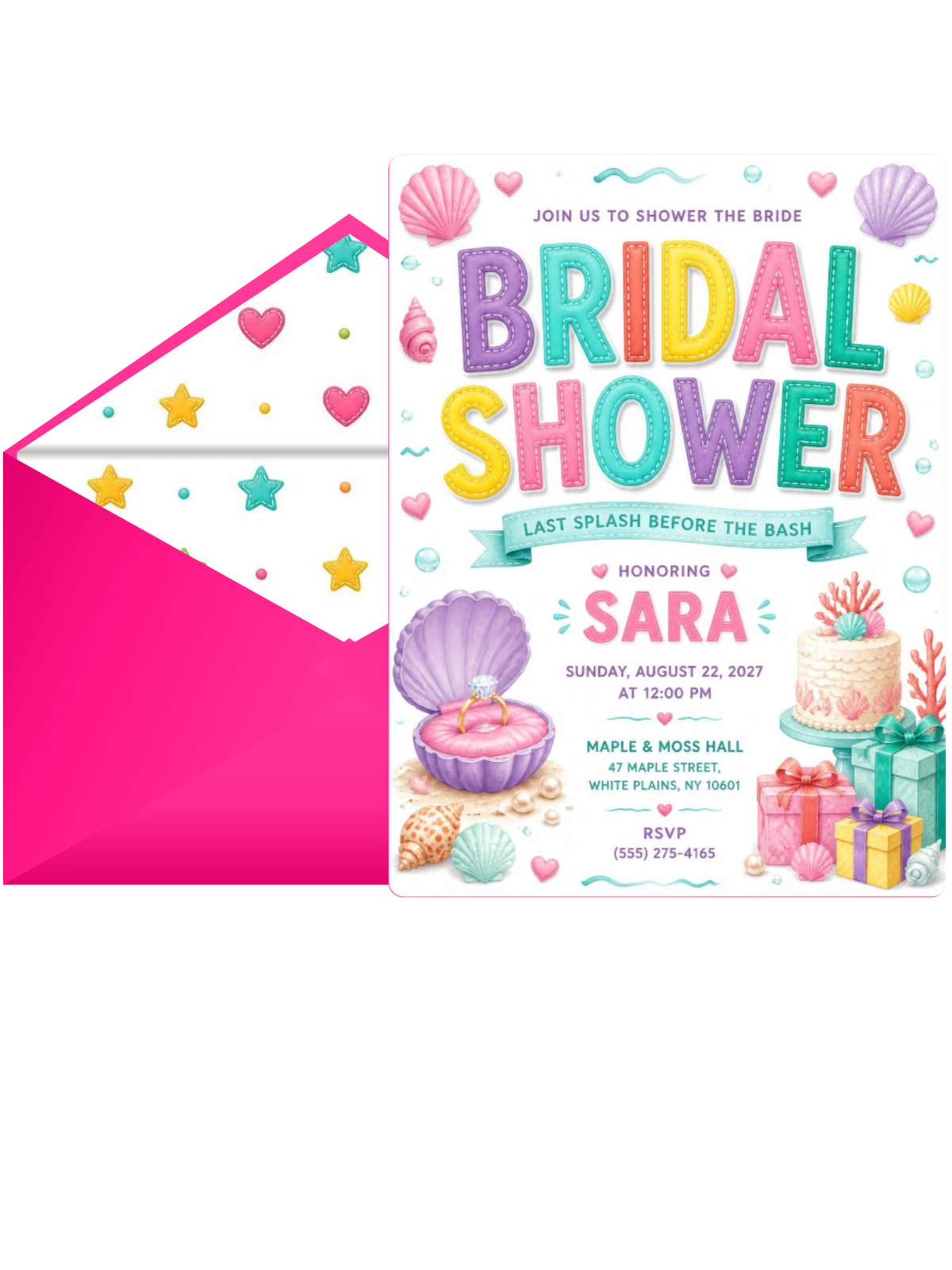 Ring Bridal Shower Invitation