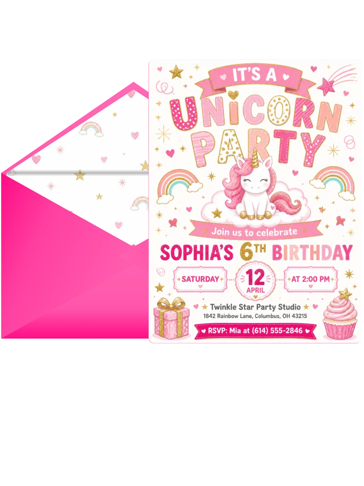 Dreamy Pastel Unicorn Birthday Celebration
