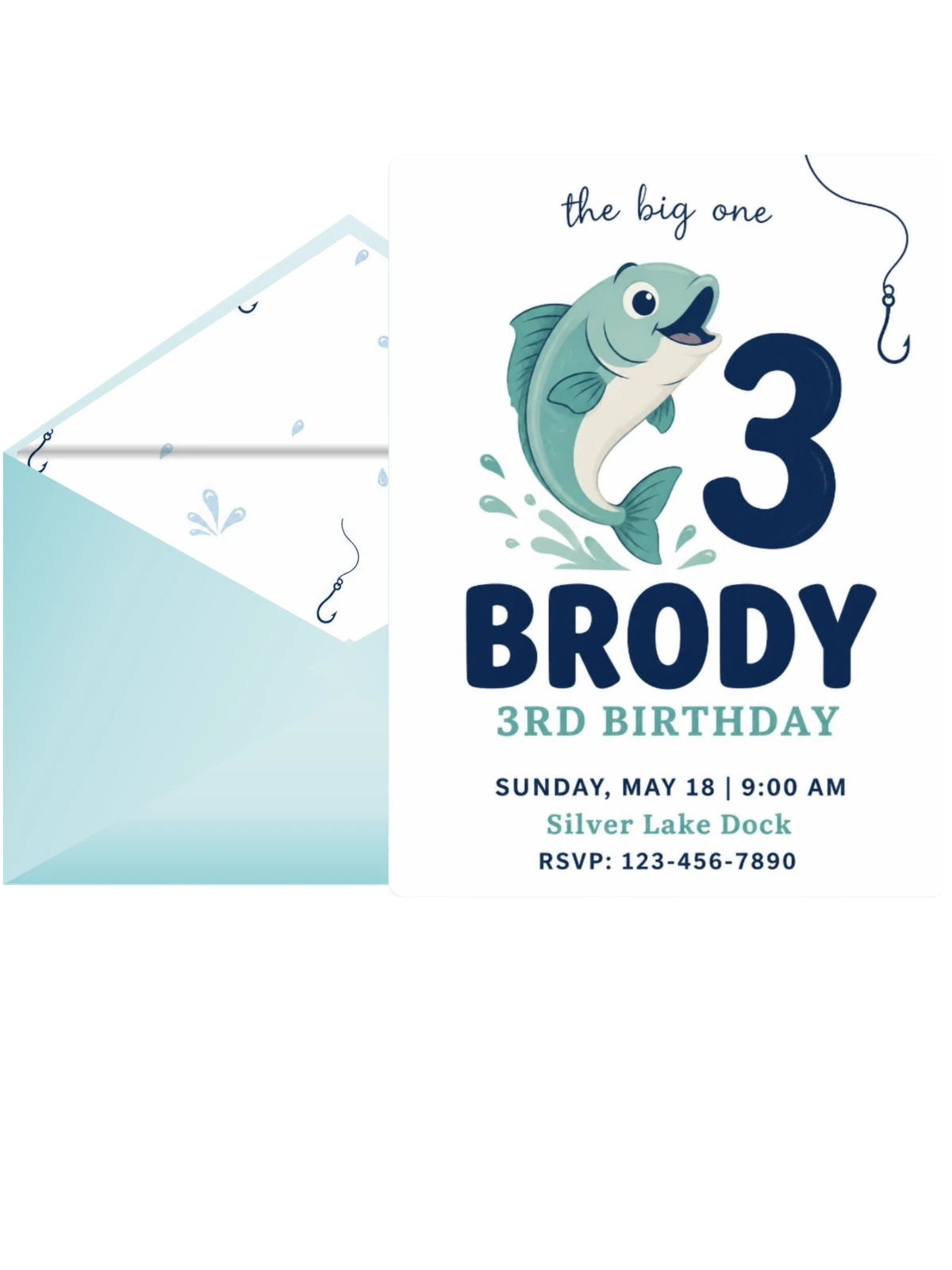 Blue Lake Fishing 3rd Birthday