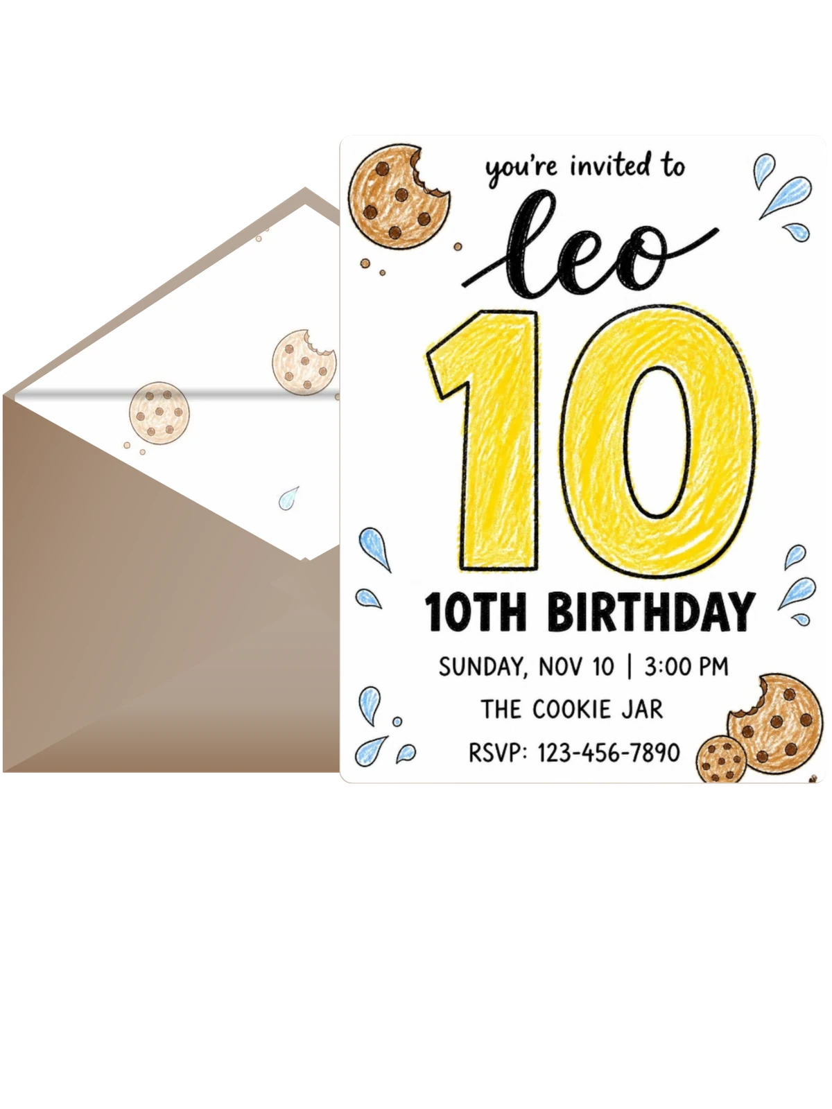 Crayon Milk and Cookie 10th Birthday
